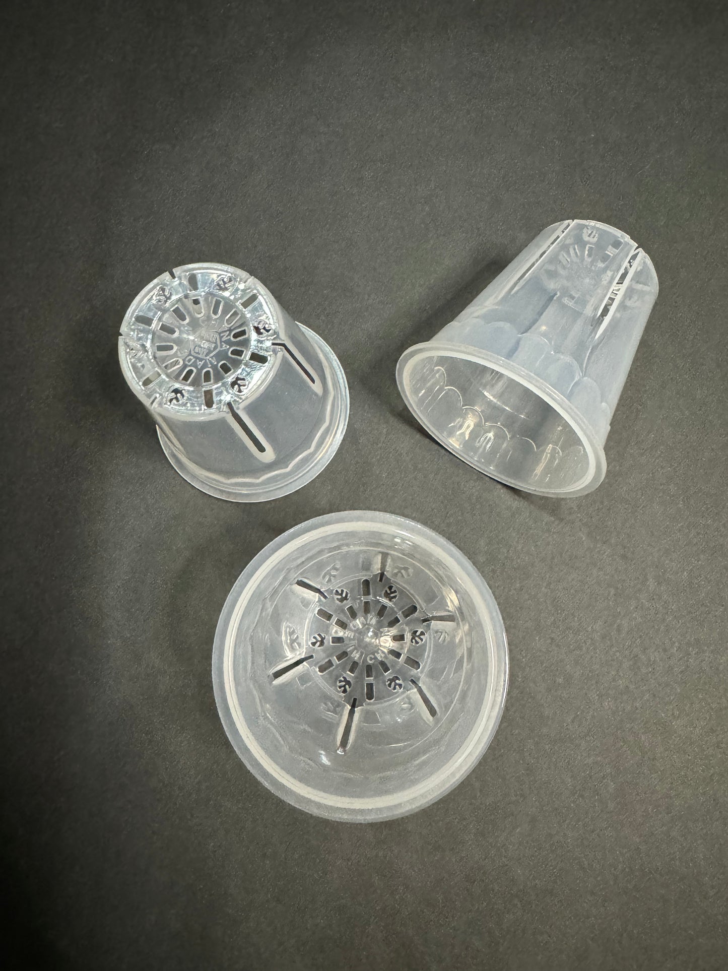 2.5 inch Round Clear Pot | Clear Round Small Pot | Clear Pot