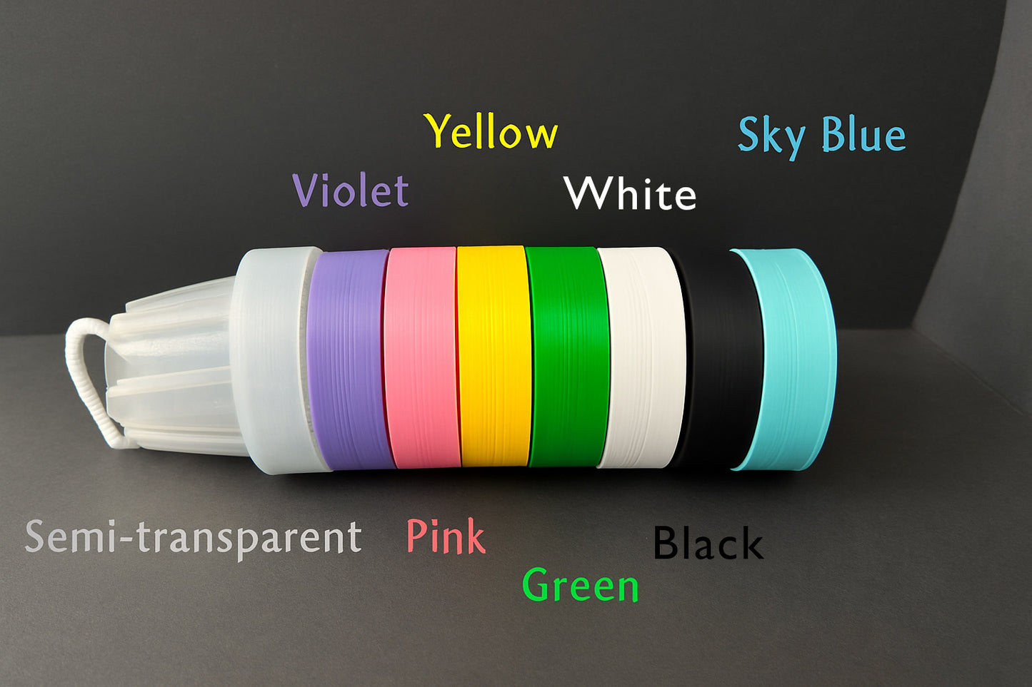 Mini Self-Watering Semi-Transparent Planter | Colorful Semi-Hydro Pot for Leca & Pon | Hydro-Friendly Semi-Hydroponic Pot