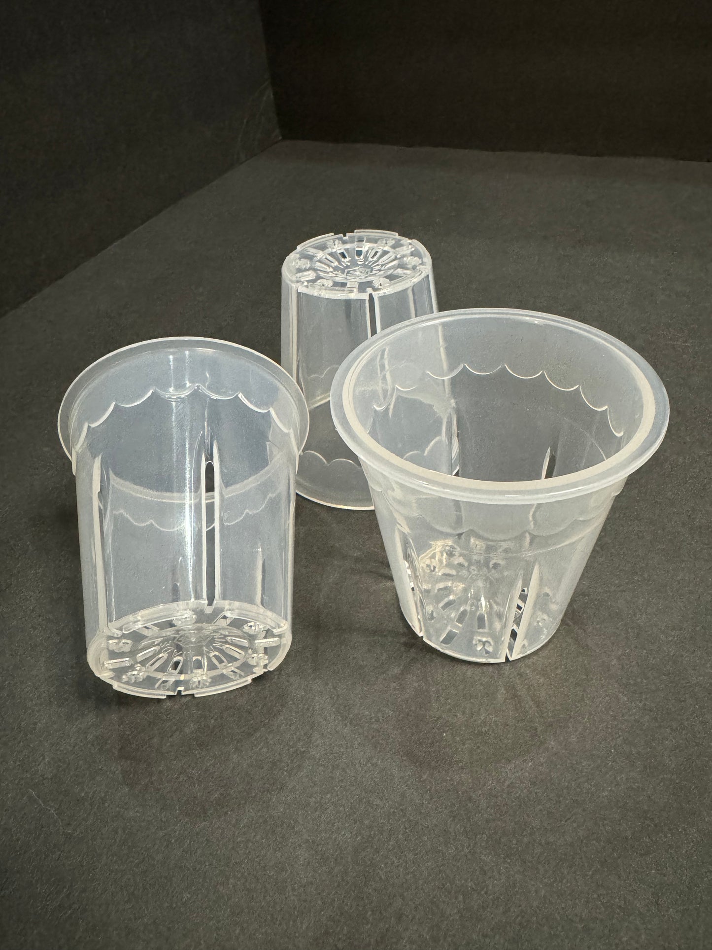 2.5 inch Round Clear Pot | Clear Round Small Pot | Clear Pot