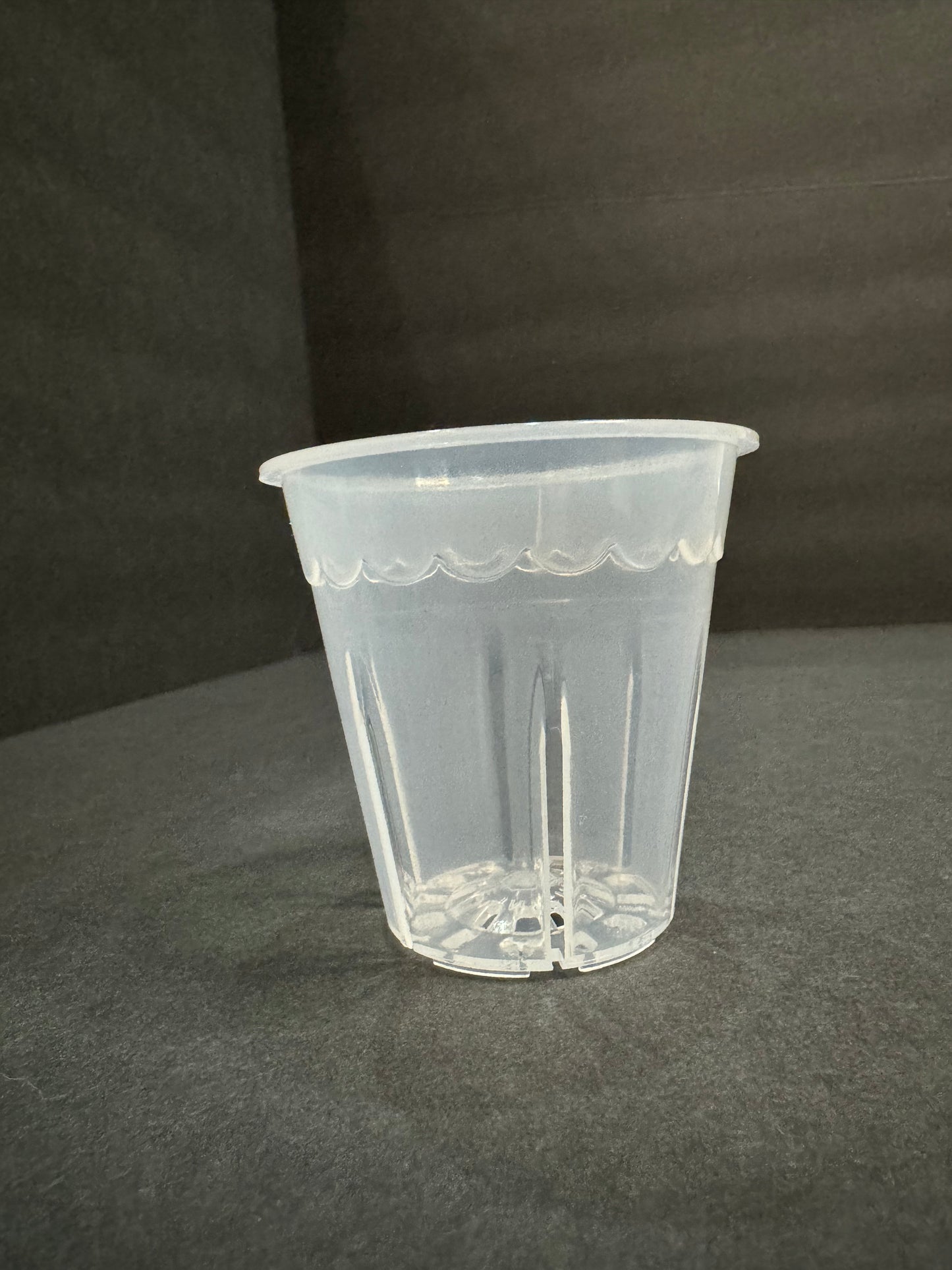 2.5 inch Round Clear Pot | Clear Round Small Pot | Clear Pot