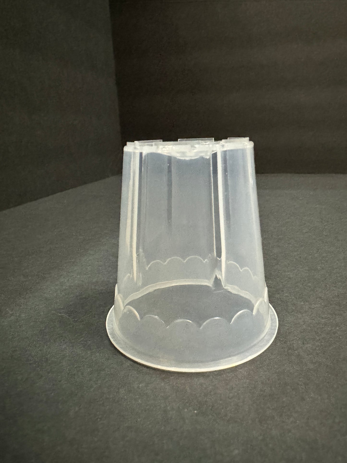 2.5 inch Round Clear Pot | Clear Round Small Pot | Clear Pot