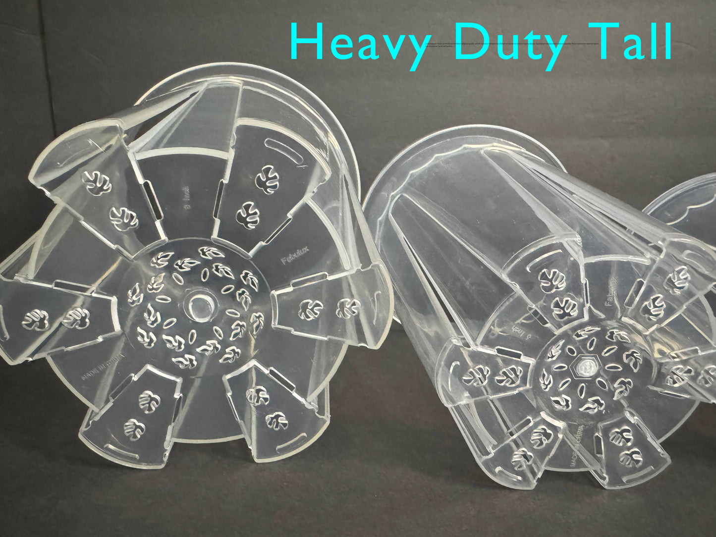 High-Quality Tall Clear Pot with Excellent Drainage β Multi Sizes Available (4" to 11")