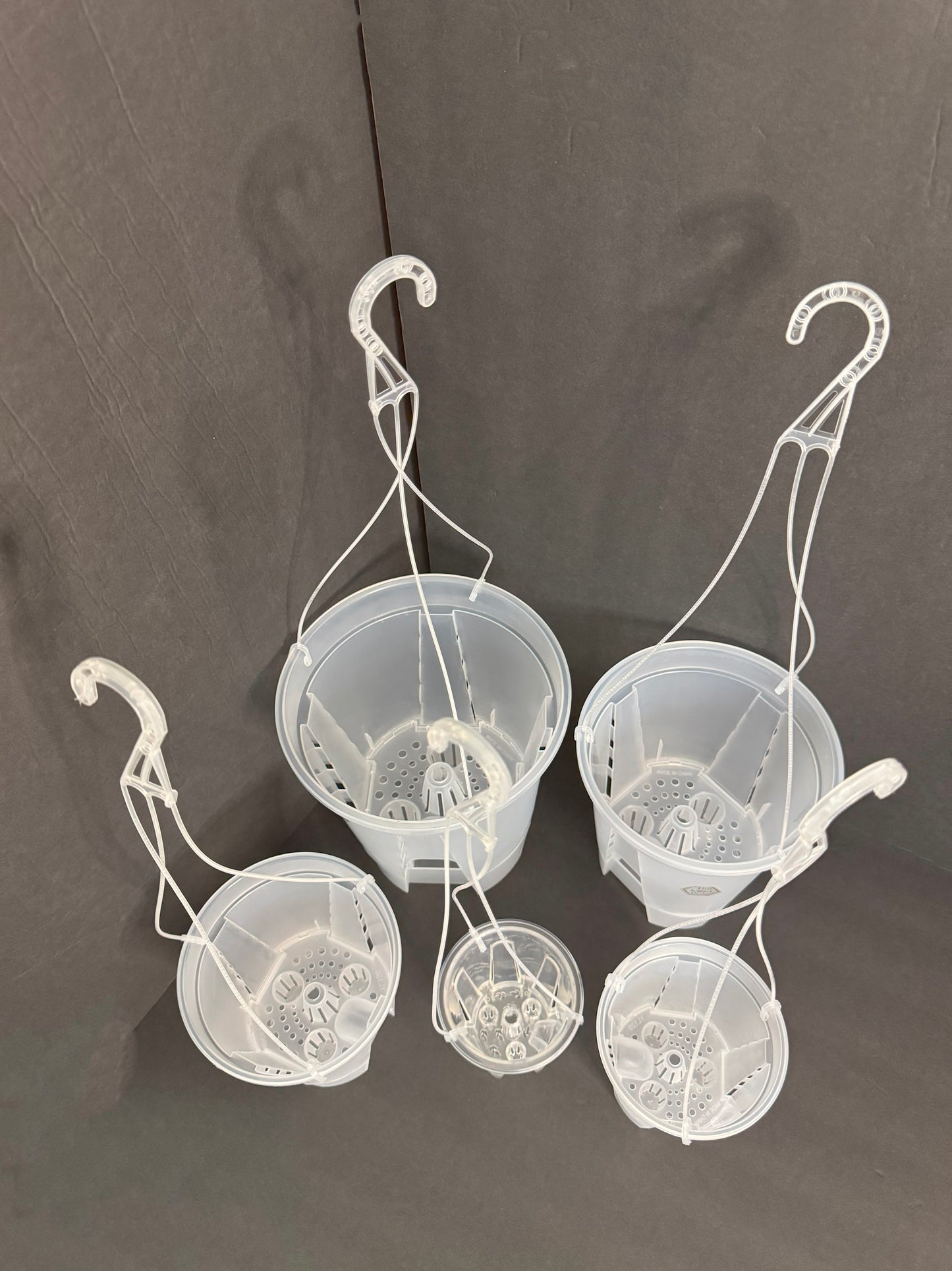Clear Self-Watering Hanging Plant Pot – 4" 5" 6" 7" 8" Sizes | Transparent Plastic Planter with Hanger for Indoor & Outdoor Use