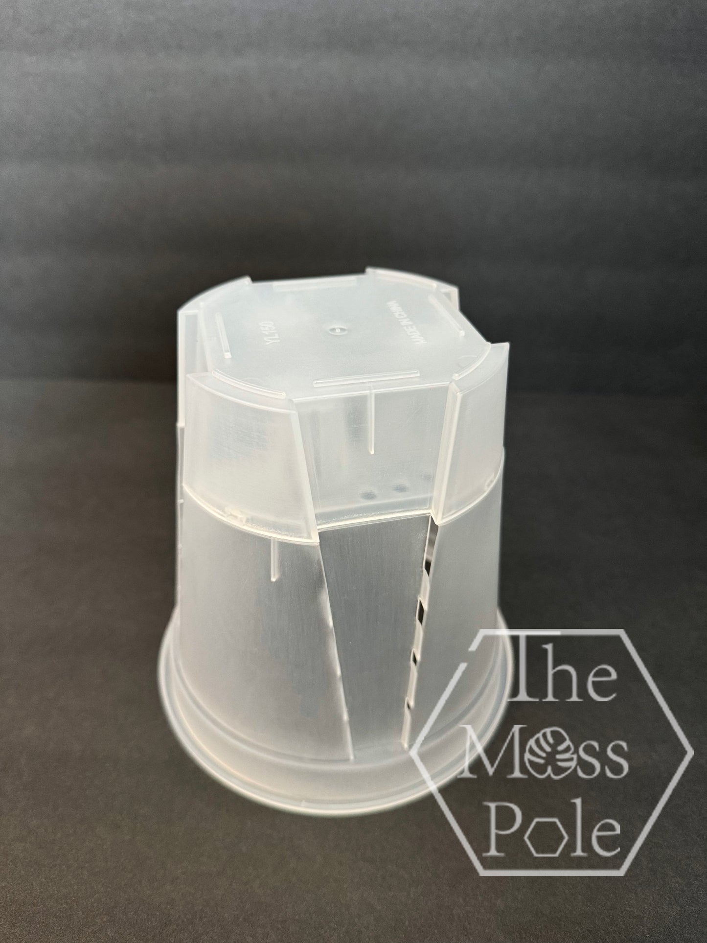 Clear Self-Watering Pot – 4" 5" 6" 7" 8" Sizes | Transparent Plastic Planter for Indoor Plants | Optional Wick + O-Ring