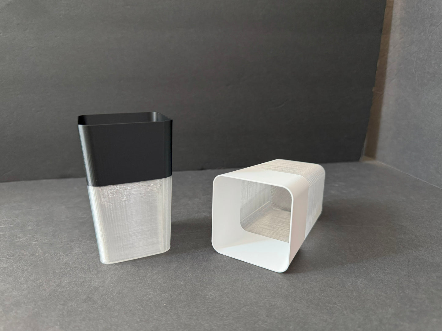 Mini Self-Watering Semi-Transparent Planter | Colorful Semi-Hydro Pot for Leca & Pon | Hydro-Friendly Semi-Hydroponic Pot