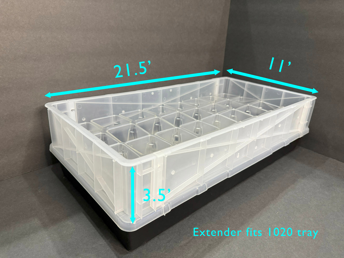 1020 Plant Tray Height Extender - Maximize Growing Space for Seedlings and Cuttings