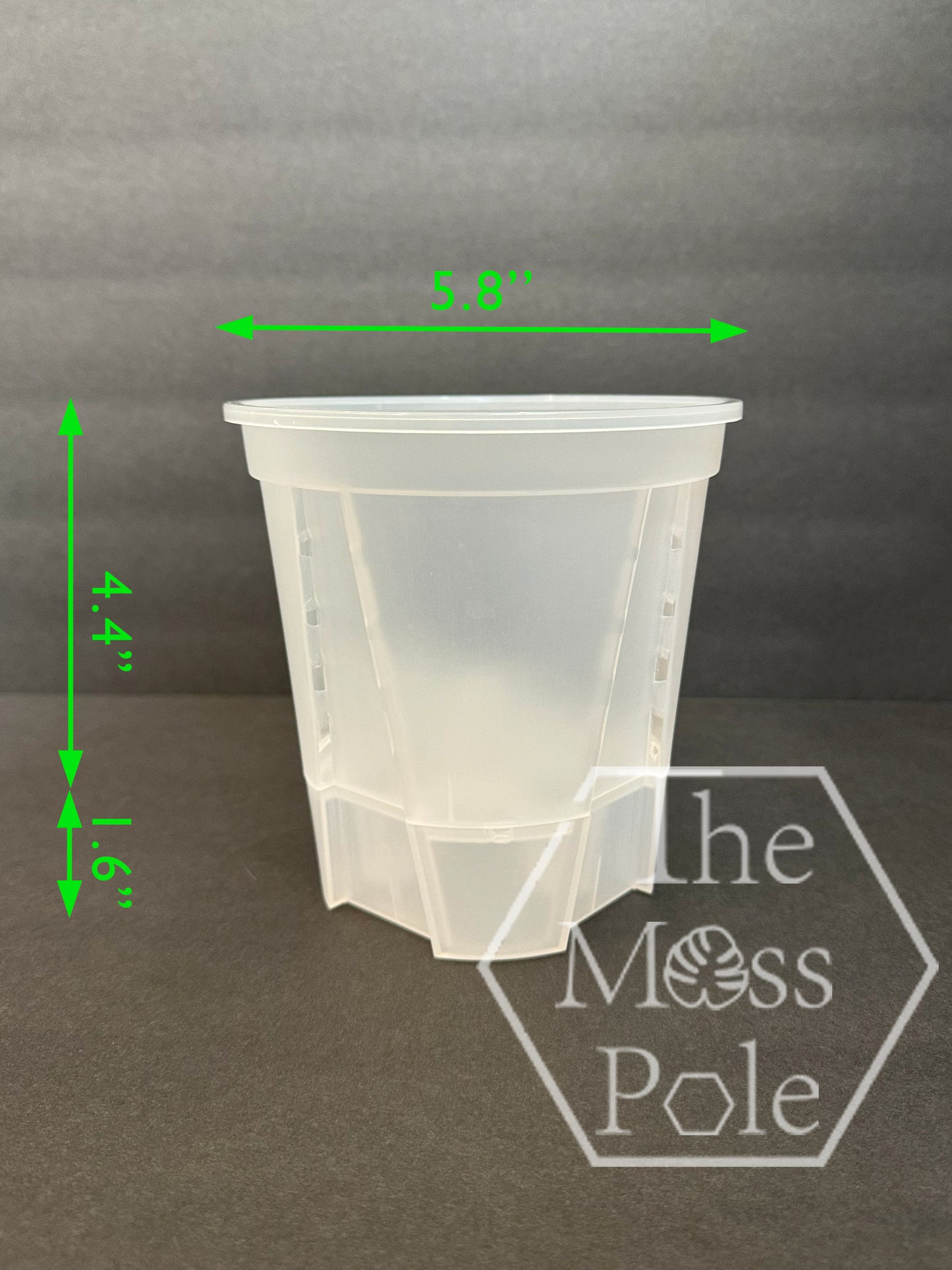 High quality 6 Inch Clear Self Watering pot with good airflow