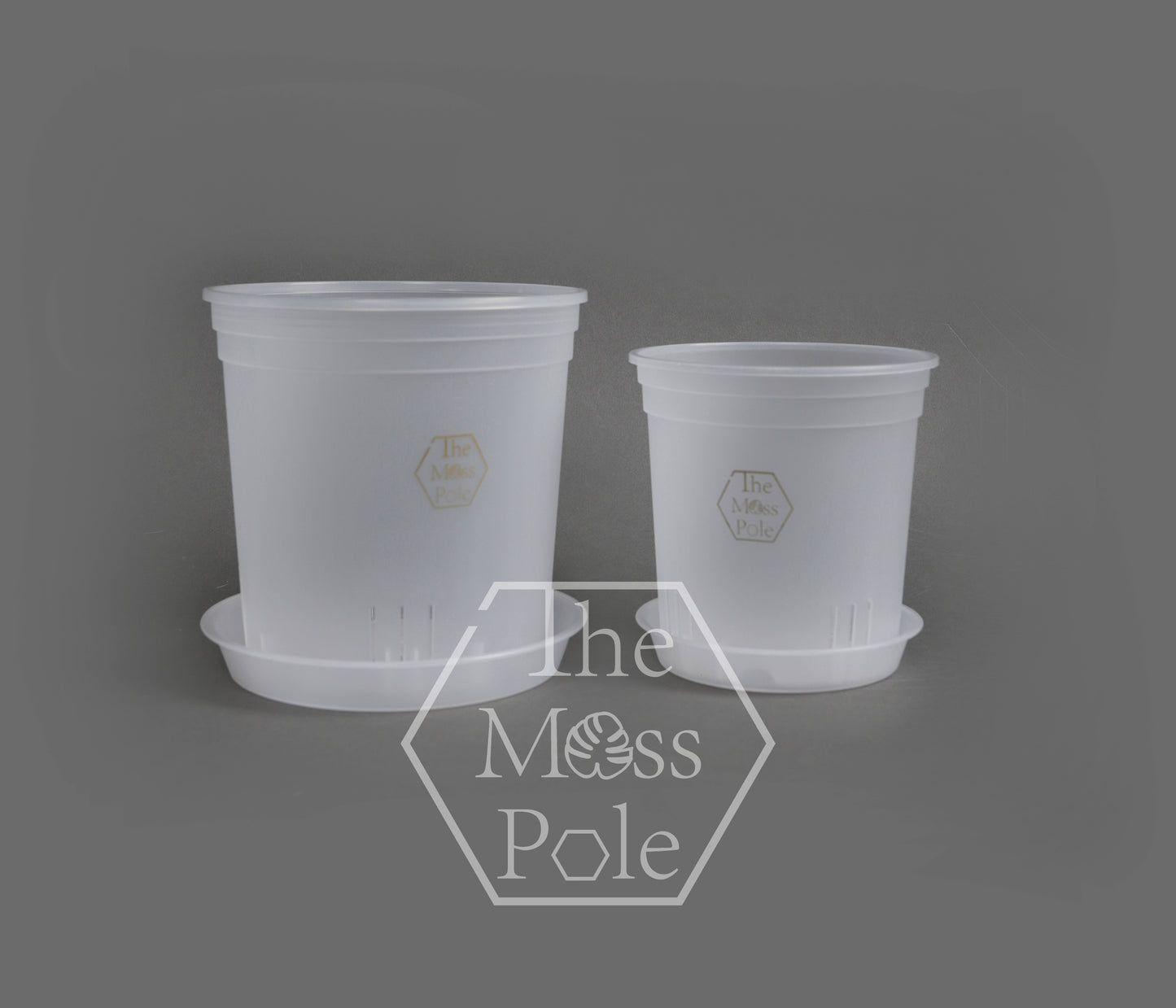 High quality Clear pot with good drainage 1 gallon planter pot