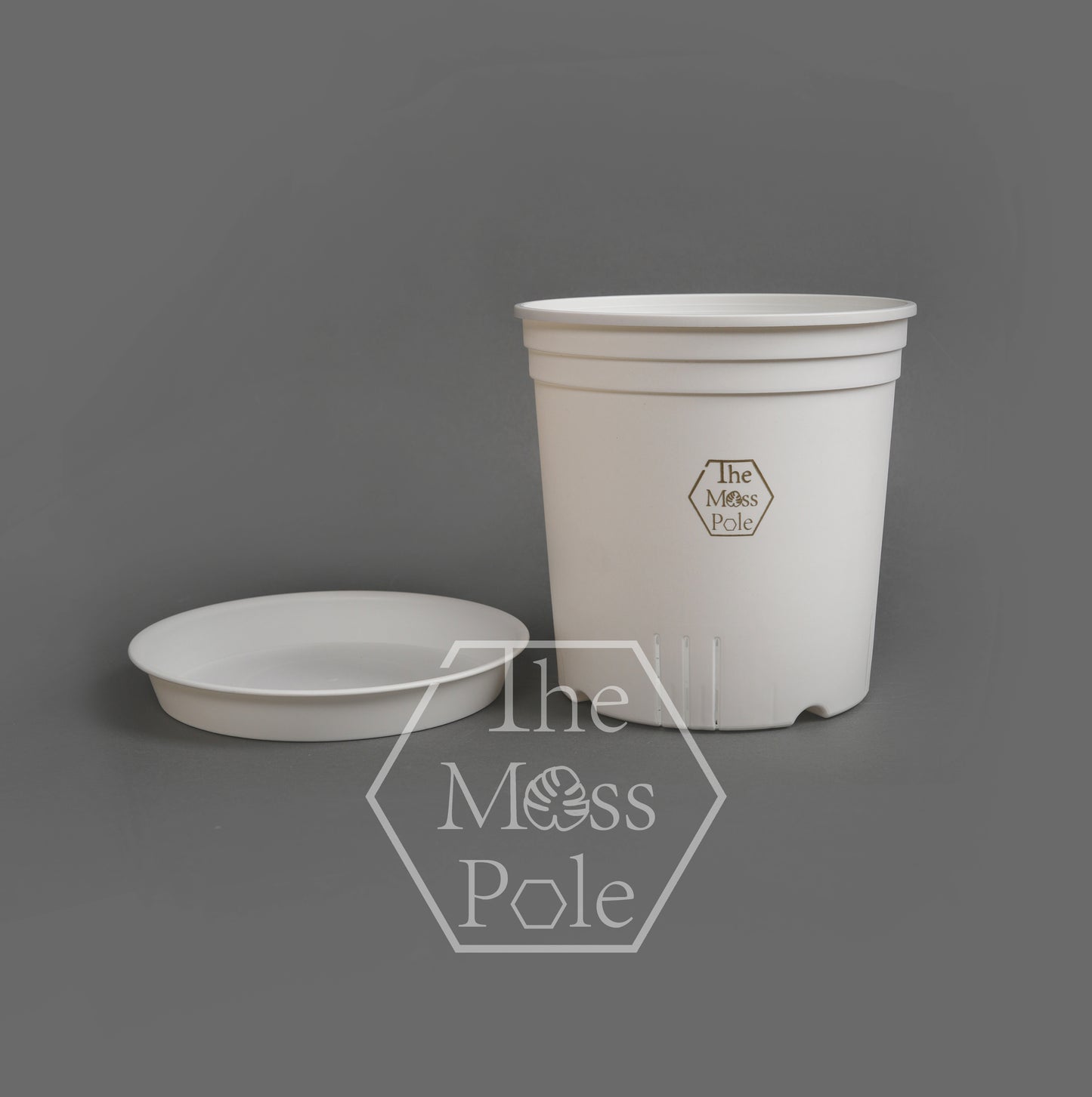 High quality Clear pot with good drainage 1 gallon planter pot