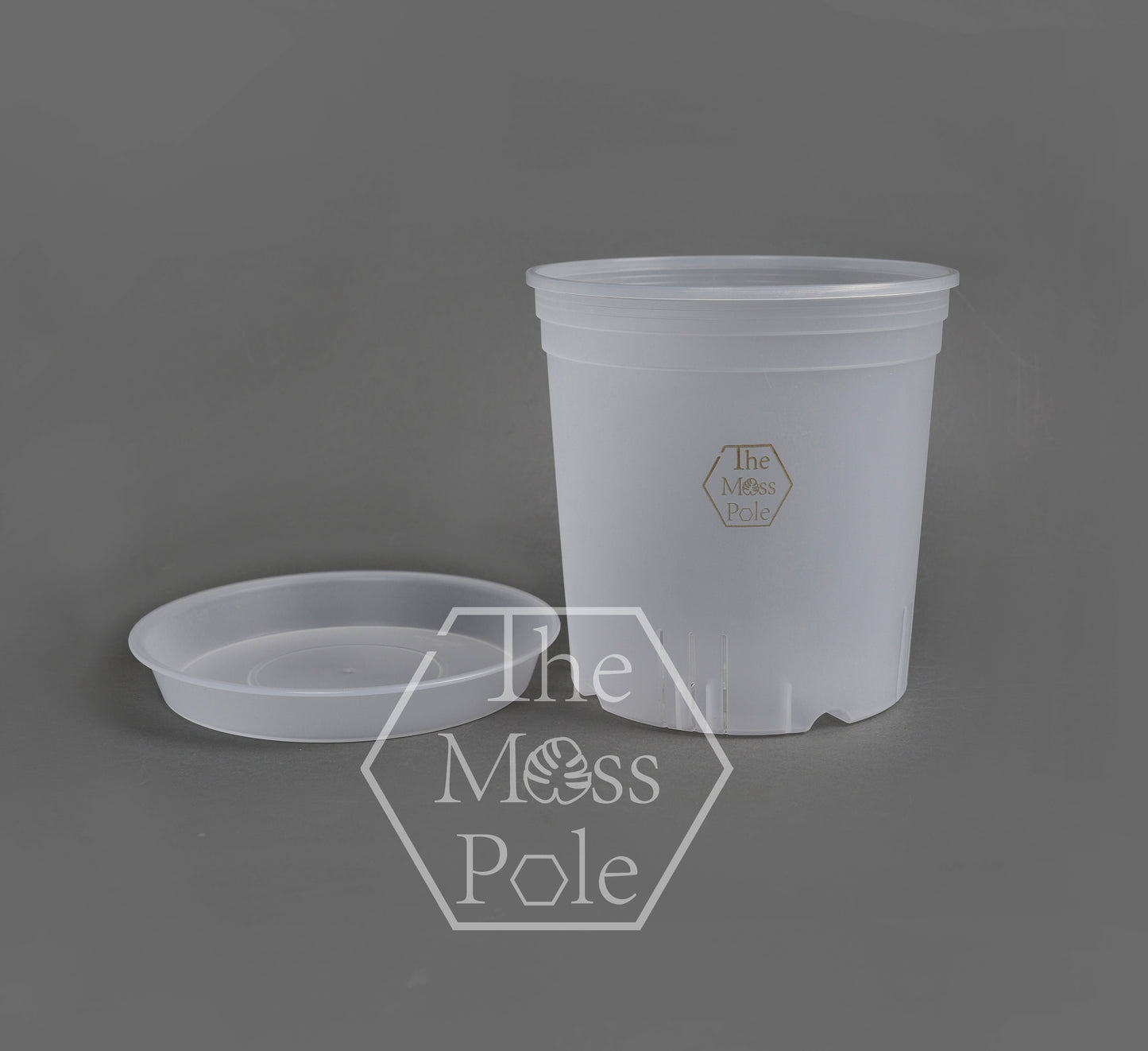 High quality Clear pot with good drainage 1 gallon planter pot