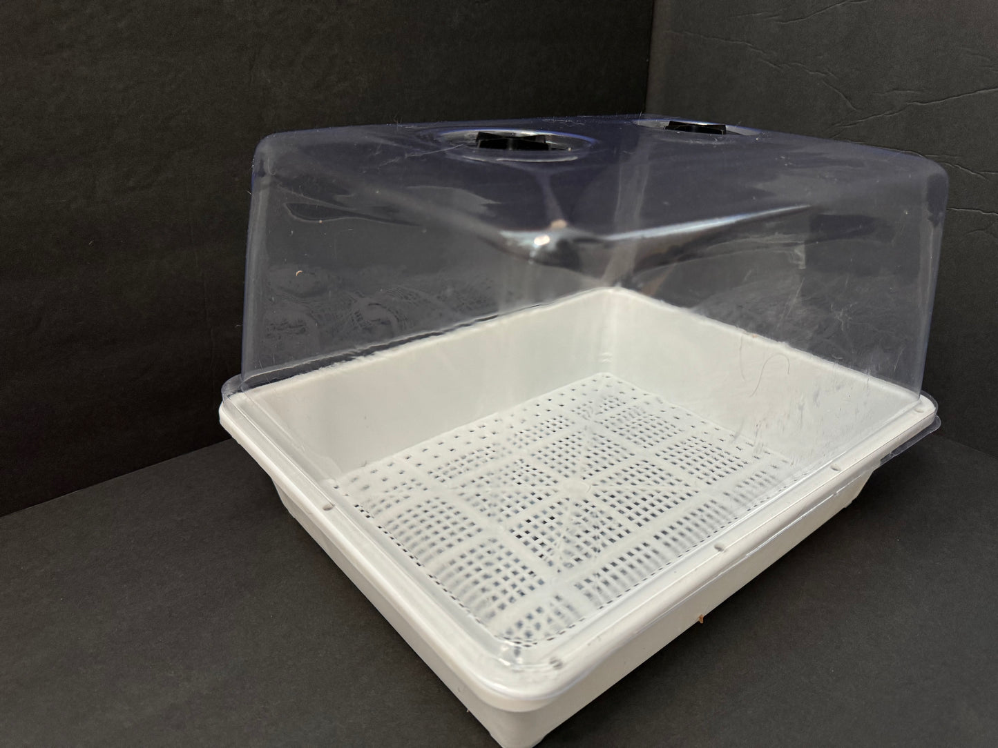 Seed Starter Tray Kit: Humidity Dome for Germination & Rooting, Mesh Shuttle Carry Tray Included