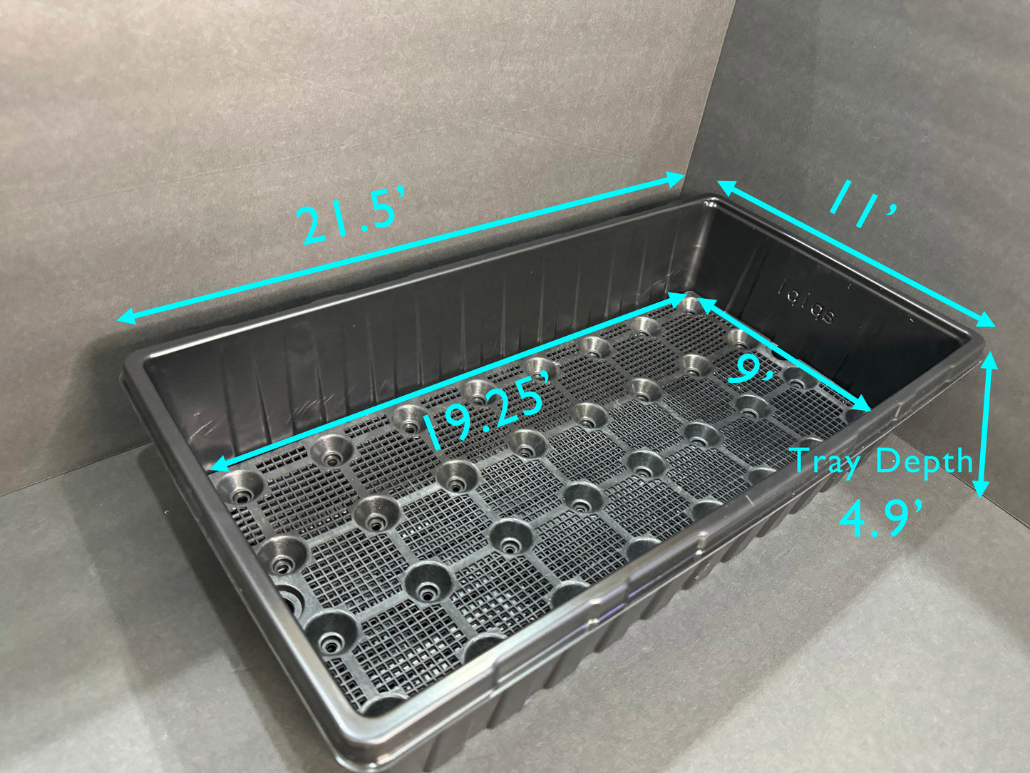 Durable Deep Plant Tray for Seedlings, Cuttings, and Hydroponics - Ideal Gardening Tray