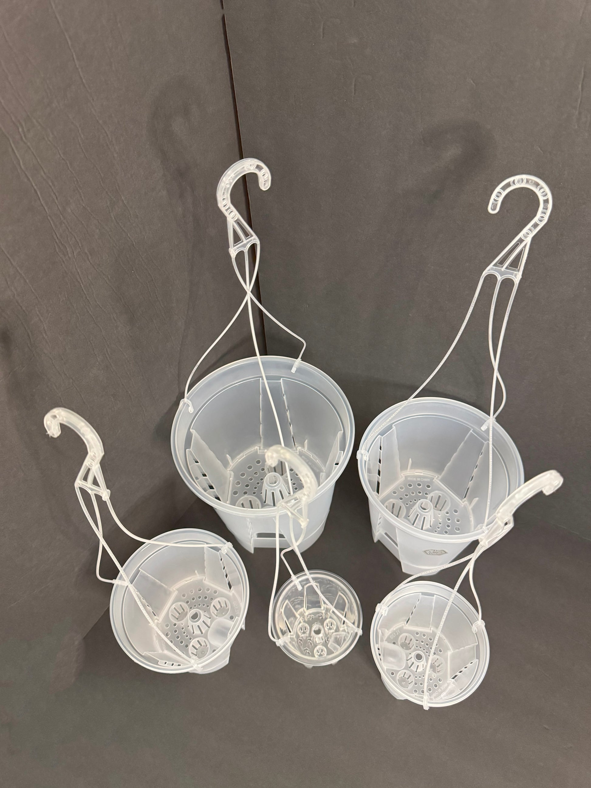 7 hanging planter Clear Self-Watering Hanging Plant Pot – 4" 5" 6" 7" 8" Sizes