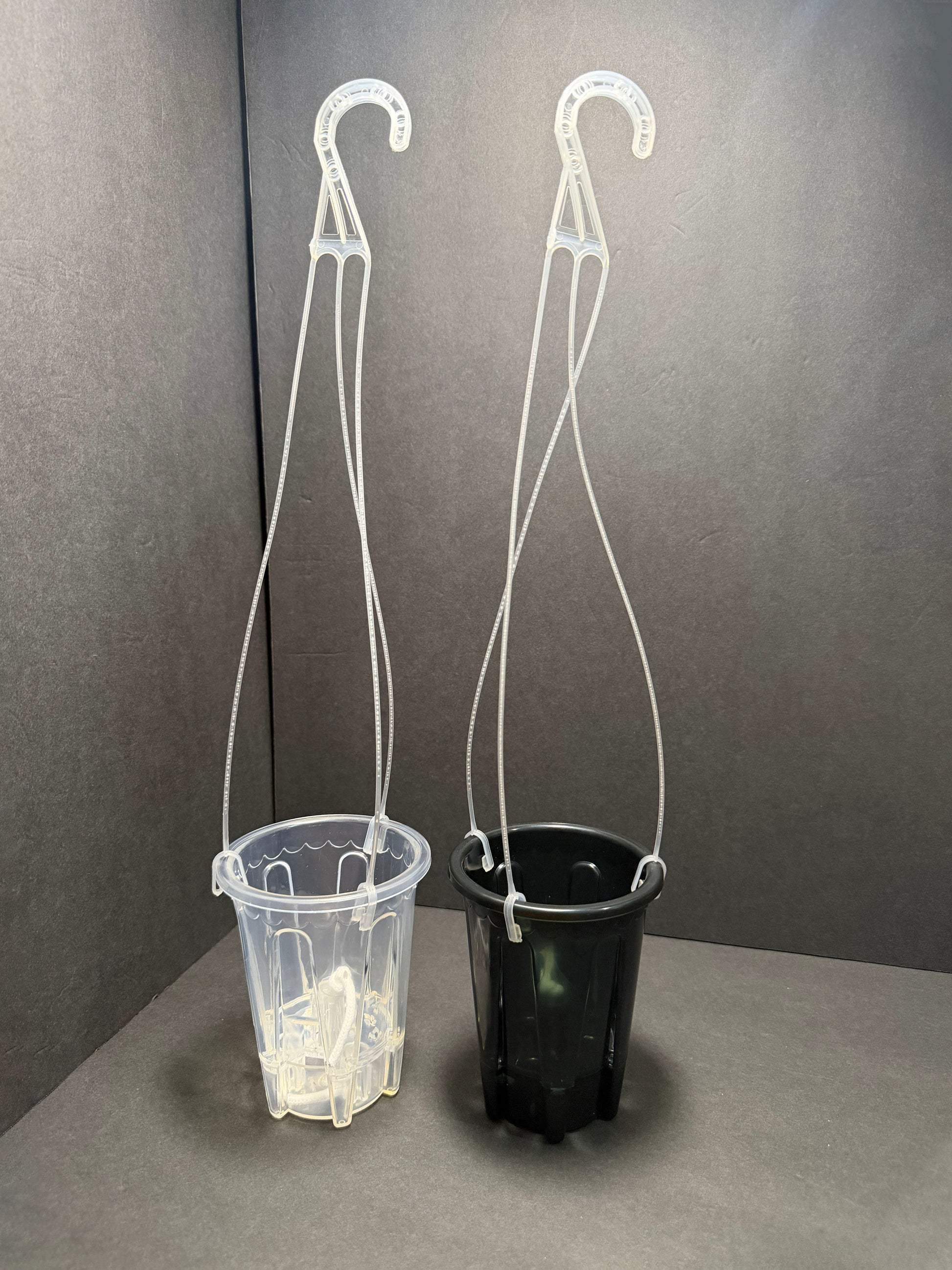 hanging plant buckets Clear Self-Watering Hanging Plant Pot – 4" 5" 6" 7" 8" Sizes