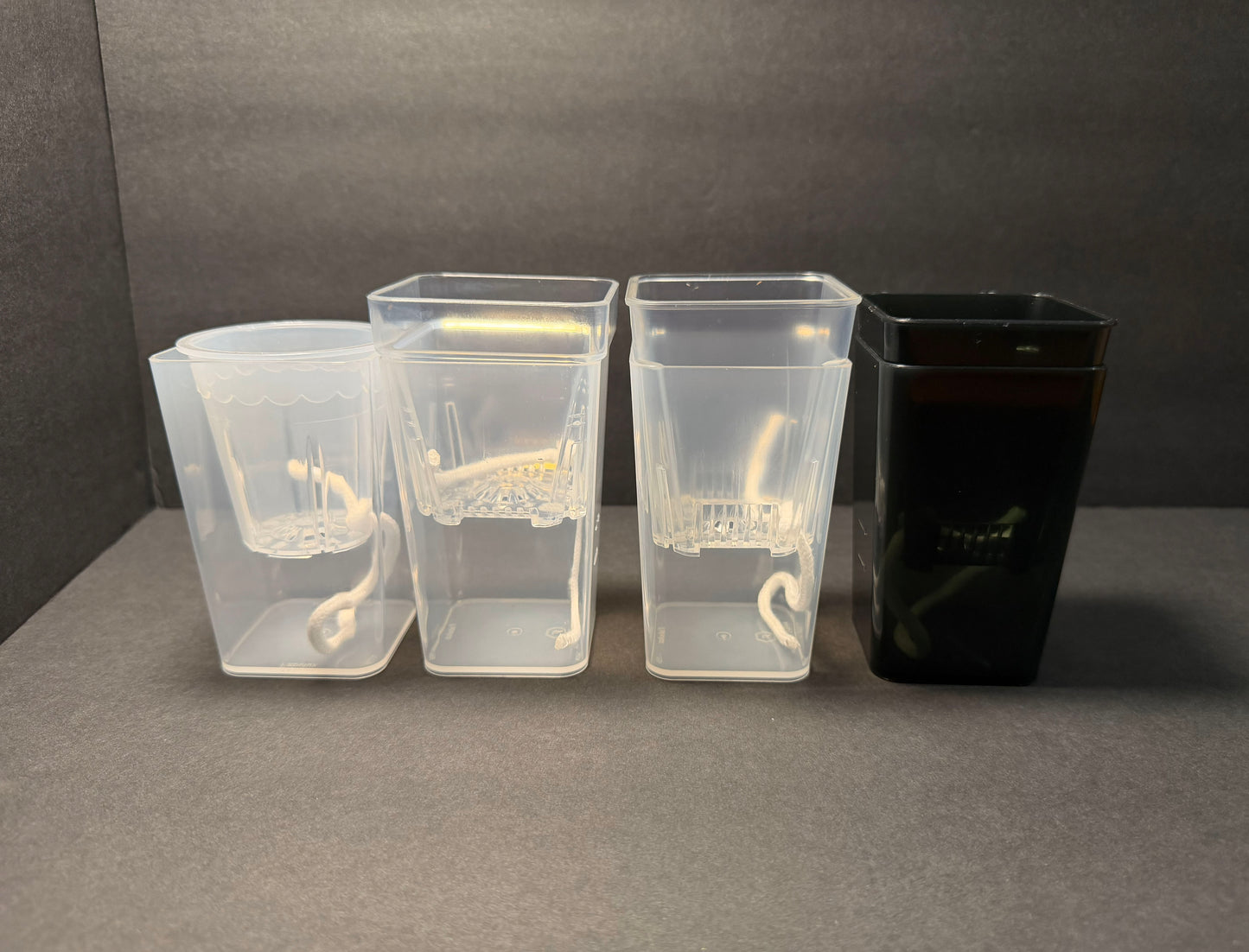 Self Watering Small Planter Pot | Semi-Transparent Hydro Pot | LECA PON Semi-Hydro Planter | Colorful Propagation Pot for Indoor Plants