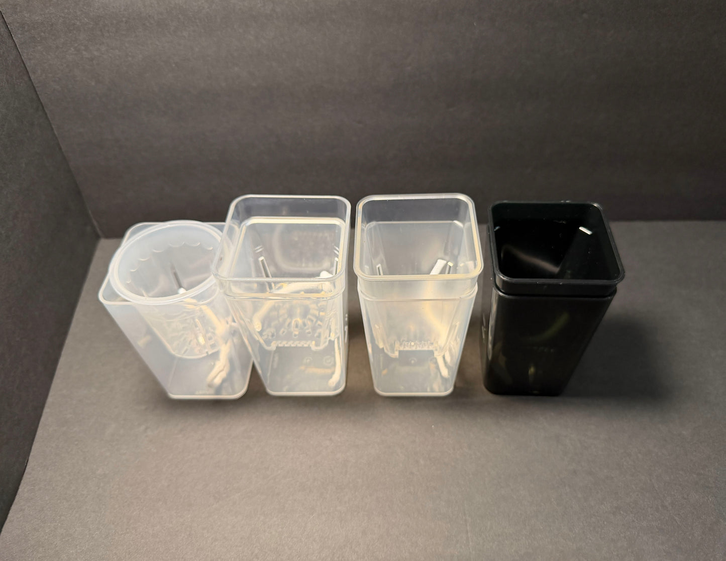 Self Watering Small Planter Pot | Semi-Transparent Hydro Pot | LECA PON Semi-Hydro Planter | Colorful Propagation Pot for Indoor Plants