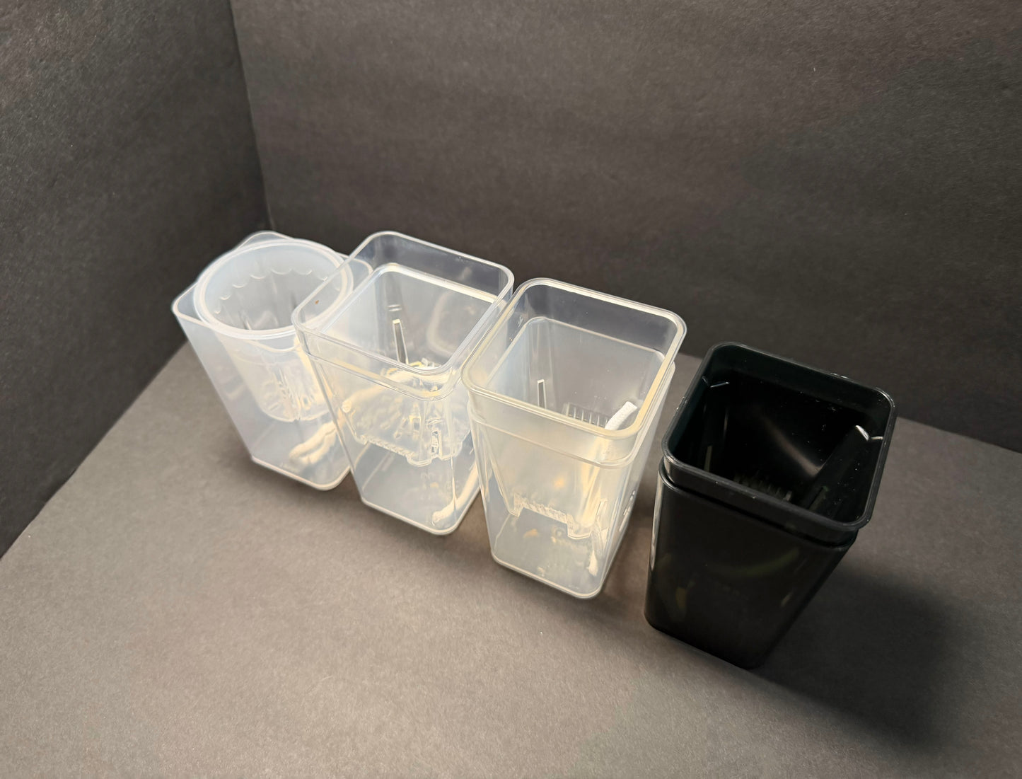 Self Watering Small Planter Pot | Semi-Transparent Hydro Pot | LECA PON Semi-Hydro Planter | Colorful Propagation Pot for Indoor Plants