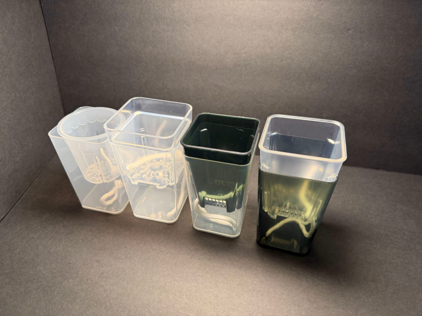 Self Watering Small Planter Pot | Semi-Transparent Hydro Pot | LECA PON Semi-Hydro Planter | Colorful Propagation Pot for Indoor Plants