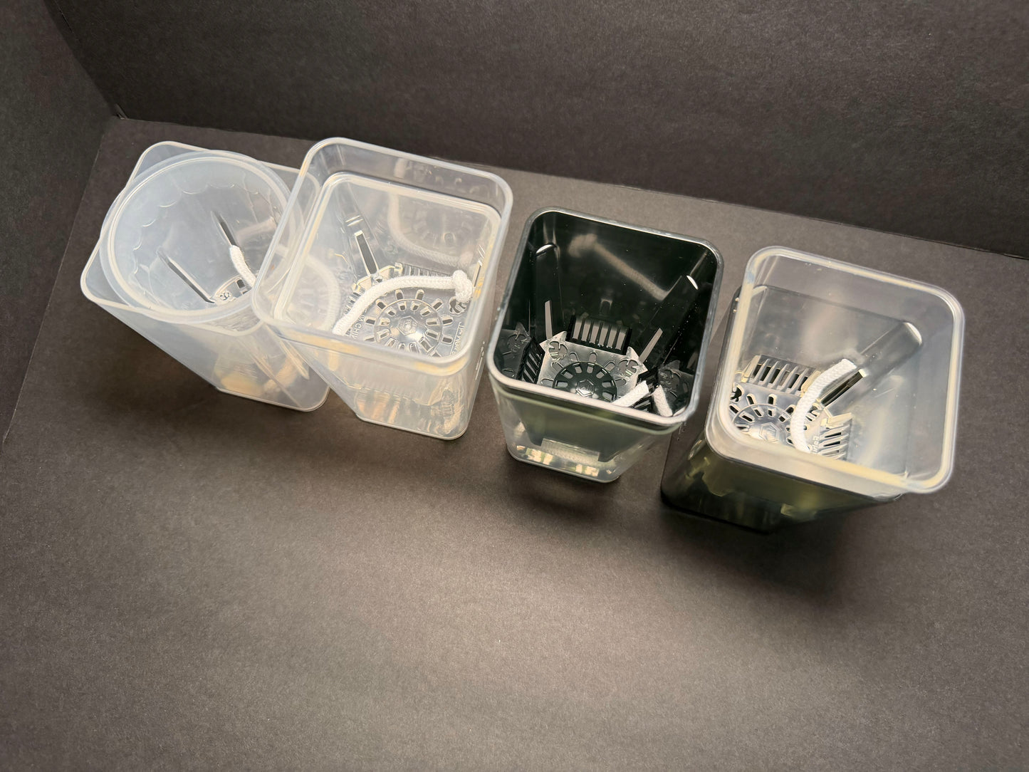 Self Watering Small Planter Pot | Semi-Transparent Hydro Pot | LECA PON Semi-Hydro Planter | Colorful Propagation Pot for Indoor Plants