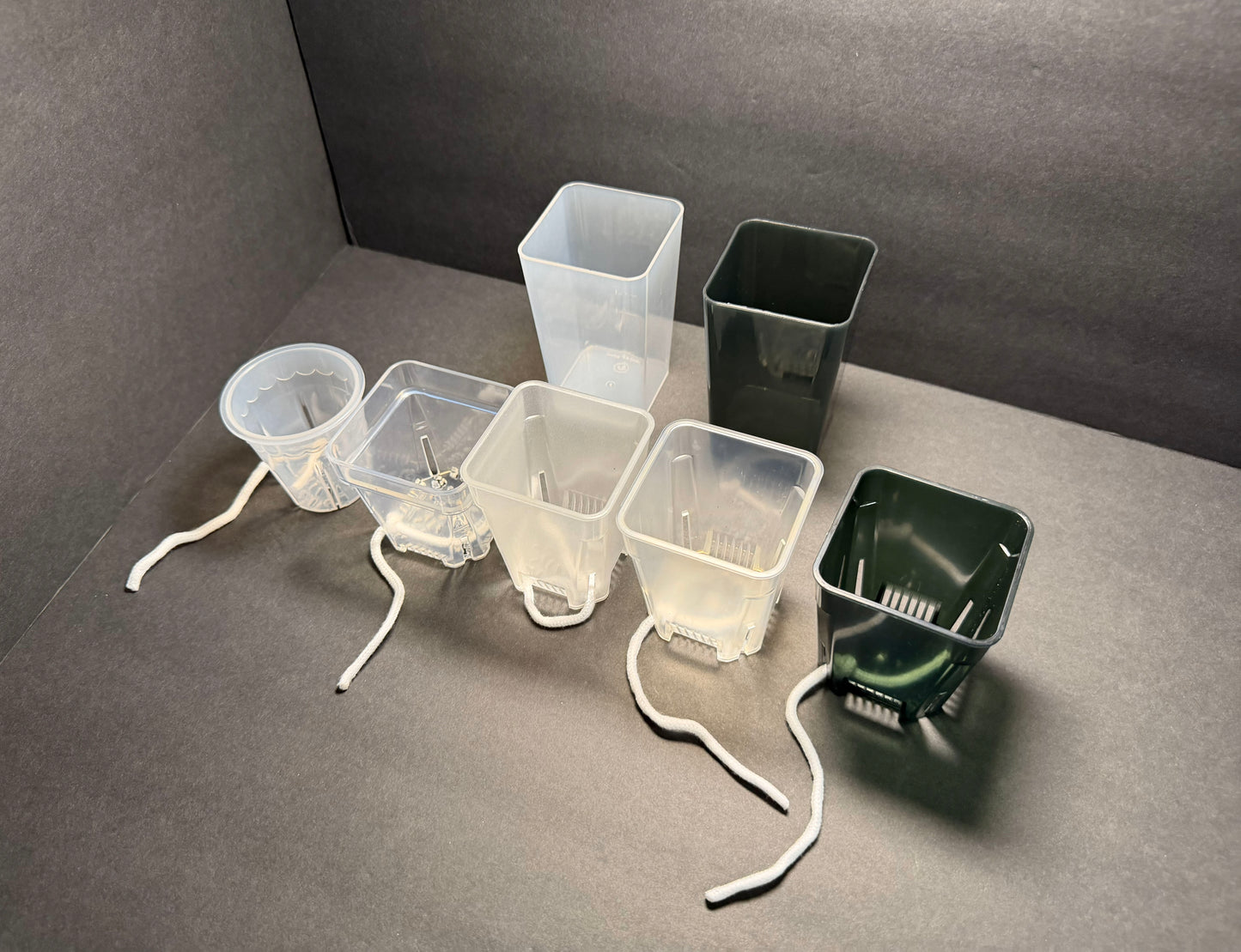 Self Watering Small Planter Pot | Semi-Transparent Hydro Pot | LECA PON Semi-Hydro Planter | Colorful Propagation Pot for Indoor Plants