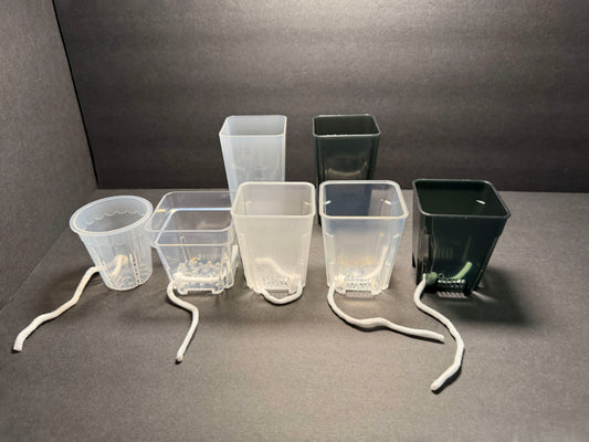 Self Watering Small Planter Pot | Semi-Transparent Hydro Pot | LECA PON Semi-Hydro Planter | Colorful Propagation Pot for Indoor Plants