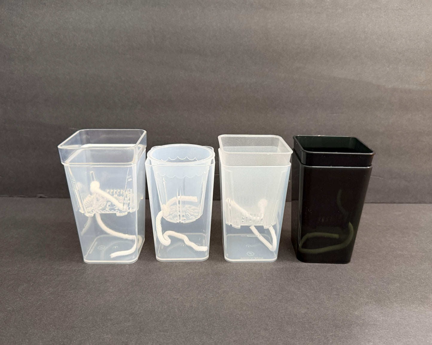 Self Watering Small Planter Pot | Semi-Transparent Hydro Pot | LECA PON Semi-Hydro Planter | Colorful Propagation Pot for Indoor Plants