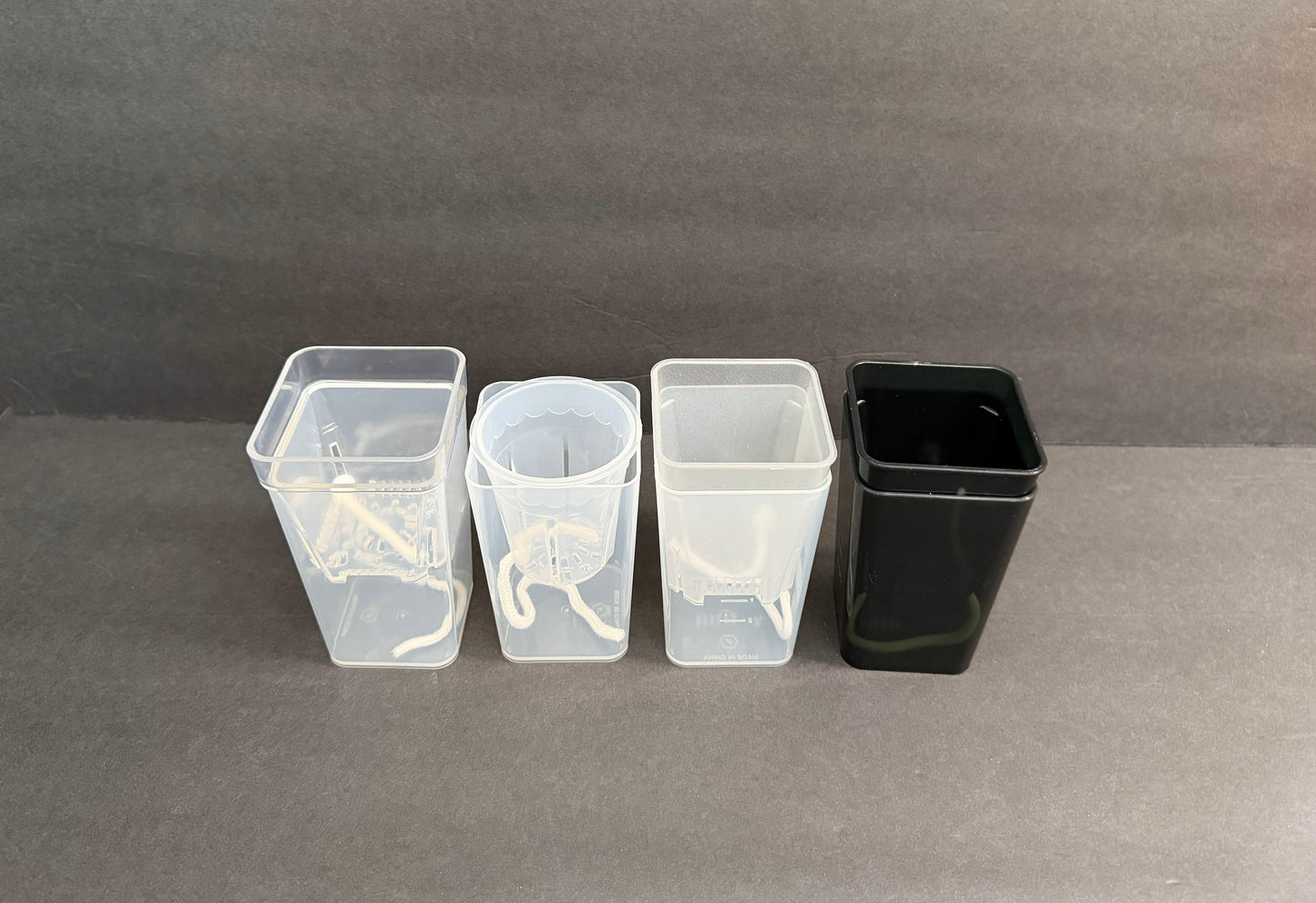 Self Watering Small Planter Pot | Semi-Transparent Hydro Pot | LECA PON Semi-Hydro Planter | Colorful Propagation Pot for Indoor Plants