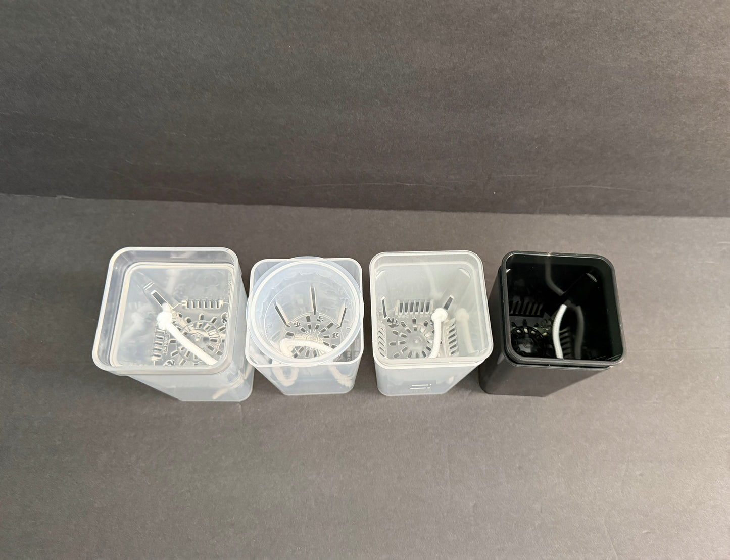 Self Watering Small Planter Pot | Semi-Transparent Hydro Pot | LECA PON Semi-Hydro Planter | Colorful Propagation Pot for Indoor Plants