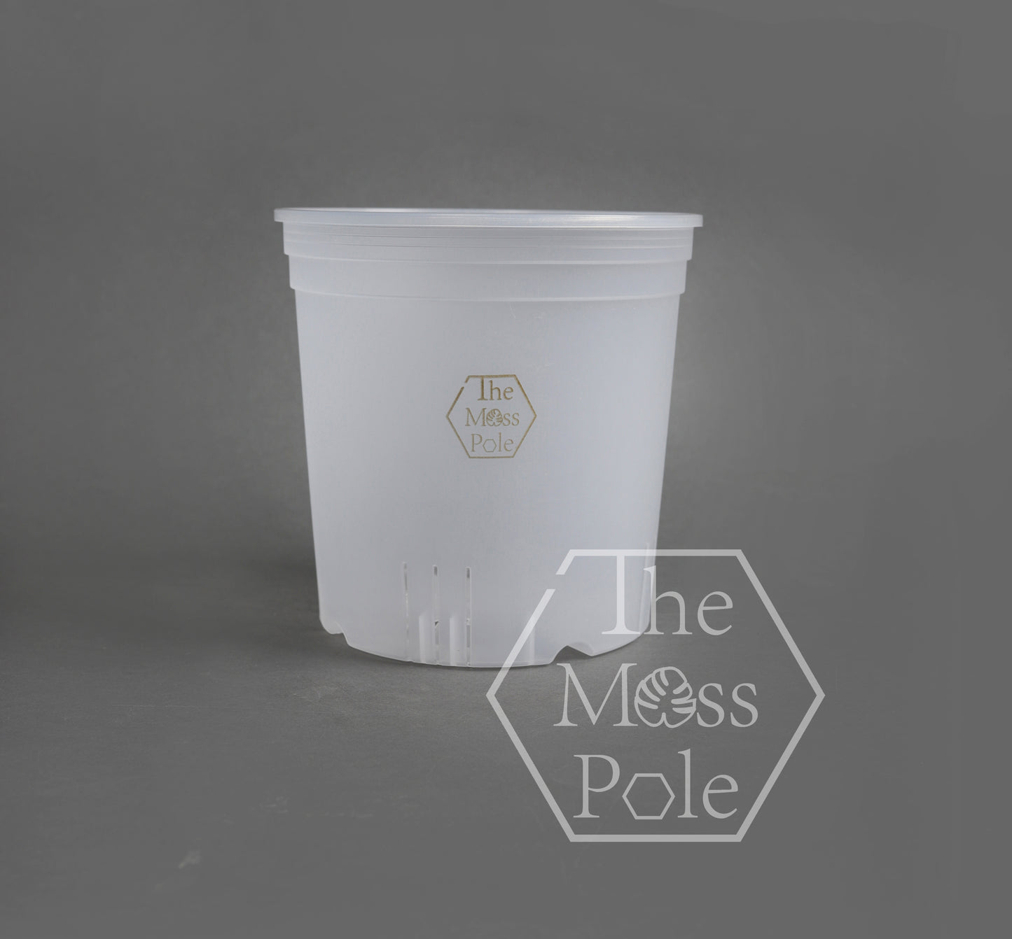 High quality Clear pot with good drainage 1 gallon planter pot